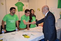 rector saluda a consejo estudiantes ultimo día jornadas puertas abiertas