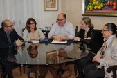 La promoción de los recursos turísticos fue el eje central de la reunión entre los representantes de Ayuntamiento y Patronato