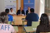 zálvez, y el diputado especial de Empleo, Amos Gacía, han sido los encargados de inaugurar oficialmente este curso formativo de insercion sociolaboral