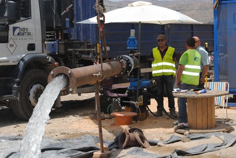 Los pozos de La Calderona que abastecen la comarca se encuentran actualmente a un 33 por ciento de su capacidad de producción