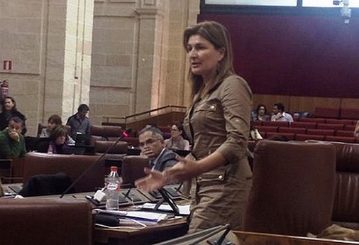 ROSALÍA ESPINOSA INTERVINIENDO HOY EN EL PLENO DEL PARLAMENTO