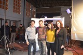 Alejo Sauras, Pepe Botías, Alba García y María Vázquez
