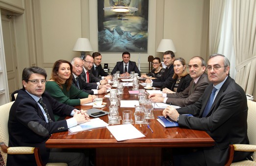 REUNIÓN DELEGACIÓN ALMERIENSE CON MINISTRA FOMENTO Y SU EQUIPO