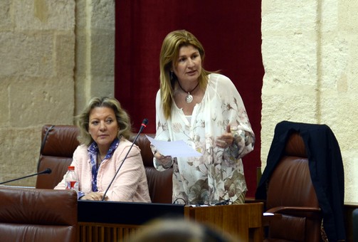 ROSALÍA ESPINOSA EN EL PARLAMENTO ANDALUZ