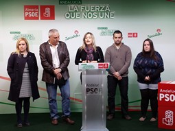 140121 Foto PSOE Níjar RP irregularidades obra Campohermoso