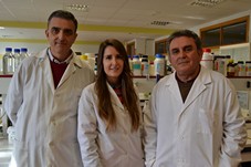 A la drcha Jose Luis Guil con dos de sus colaboradores