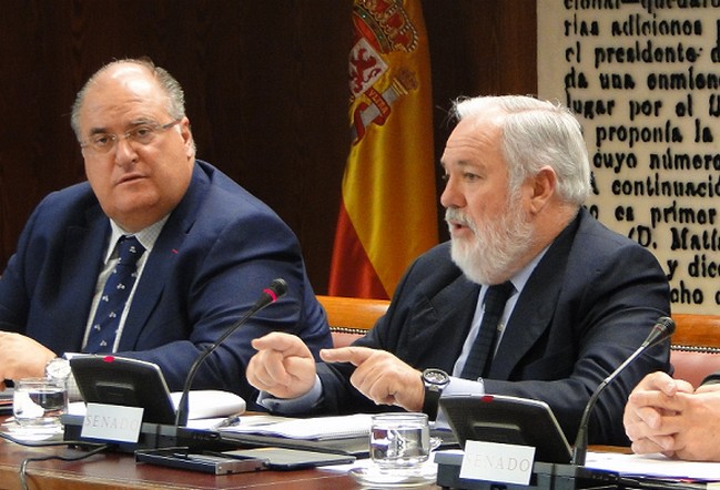 EUGENIO GONZÁLVEZ CON MIGUEL ARIAS CAÑETE