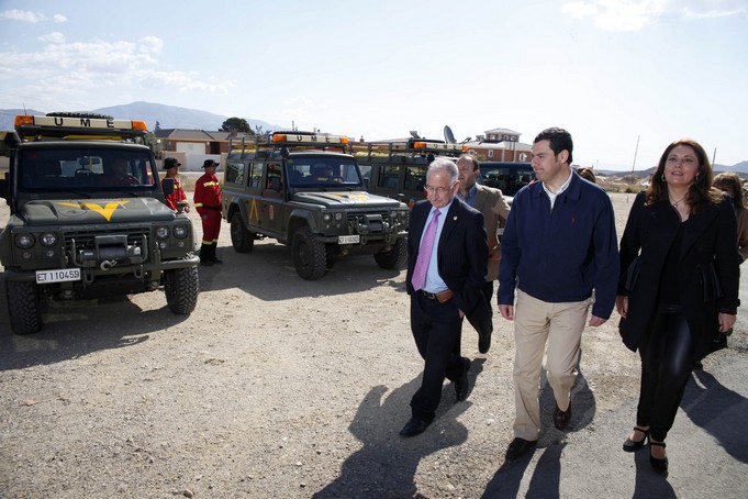 JUANMA MORENO VISITA INCENDIO SIERRA GÁDOR 4