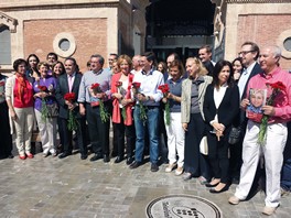 140523 Foto PSOE mercado central foto de grupo