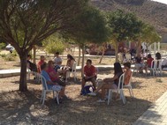 los alumnos cuevanos durante la actividad