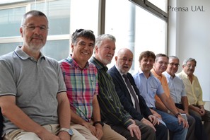 Profesores participantes curso álgebra con rector copia