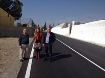 24.3.15.Visitando las obras ya terminadas de la antigua ctra Pechina-Rioja
