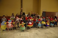 alcalde y concejales con  los participantes