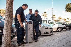 COLOCACIÓN PAPELERAS