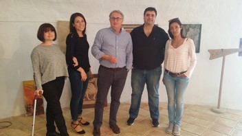 Caicedo con varios ediles en el PIT de Villaricos