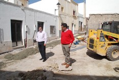 VISITA OBRAS MEJORA BARRIO DE LAS ERAS
