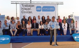 ANTONIO JESÚS RODRÍGUEZ INTERVINIENDO EN LA PRESENTACIÓN DE LA CANDIDATURA QUE ENCABEZA