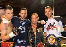 150715 Raul Tejedor, David Navarro, Zapata (Manager) y Adiel Ibañez