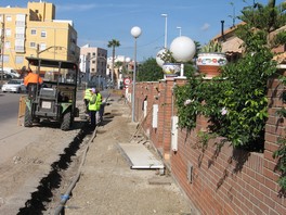 El Ayuntamiento esta mejorando las redes de distribución de agua en el municipio