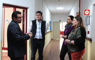 160419 visita residencia cambio luminaria