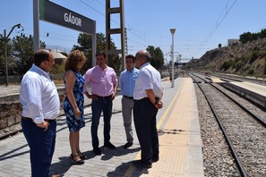 Se prolongará la red de pluviales para evitar el daño causado en el muro de la estación y la carretera de entrada a Gádor