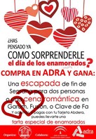 Cartel San Valentin Comerciantes