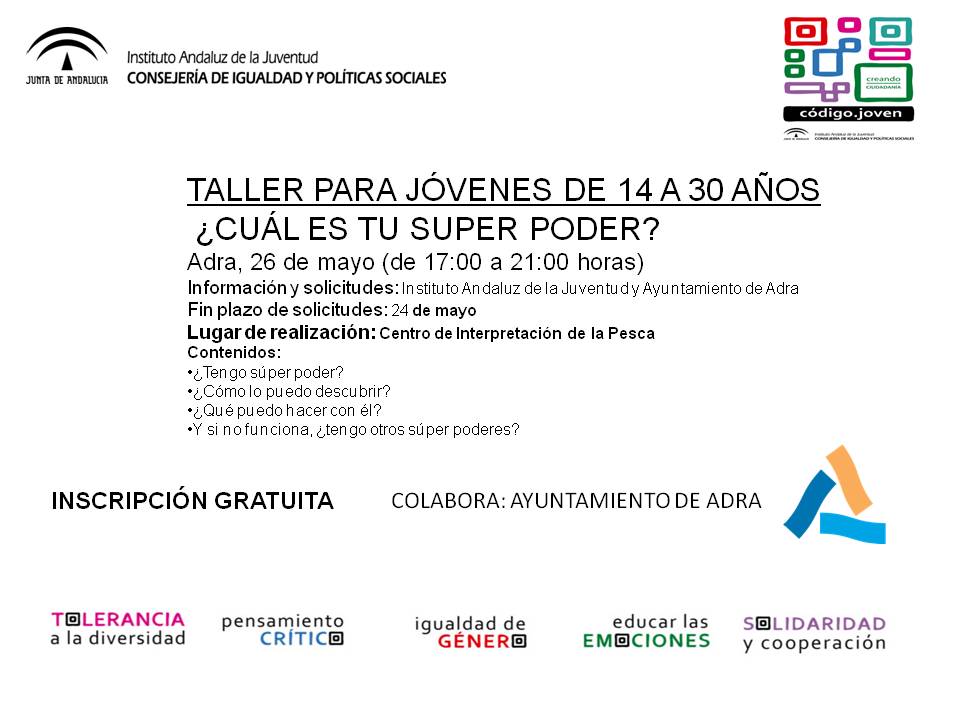 Cartel taller superpoder