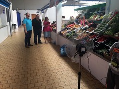 170626 Foto PSOE Roquetas. Visita mercado provisional