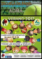 Cartel Escuela Verano de Padel