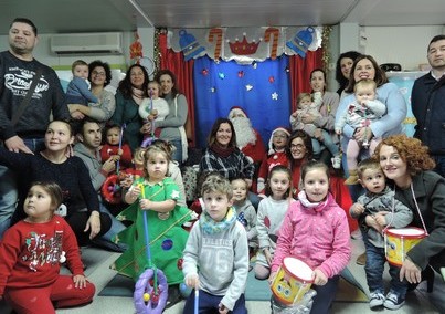 PAPA NOEL EN LA GUARDERIA 2017