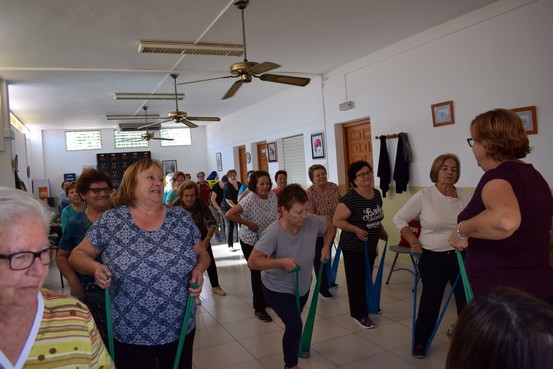 GIMNASIA MANTENIMIENTO EN UNO DE LOS NÚCLEOS