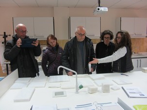 visita Pedro Salmerón a Escuela Mármol Fines mármol