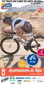 CARTEL TRIATLÓN CABO DE GATA-NÍJAR
