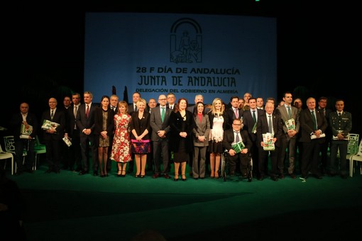 Día de Andalucía en Almería premiados