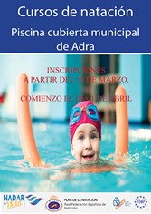 Cartel cursos natacion