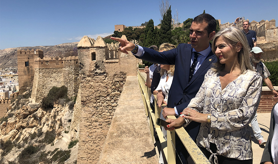 190522 Visita consejera Cultura Alcazaba