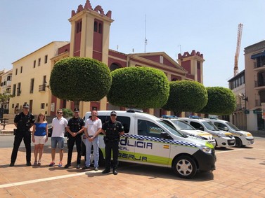 nueva furgoneta para la policia local de berja