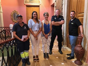 reunion seguridad carrera ciclista urbana