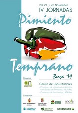 cartel jornadas pimiento temprano berja