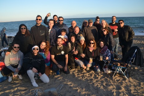 Familia y amigos del Juan Pedro Moragas