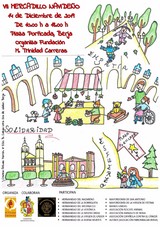 cartel mercadillo solidario berja 2019