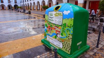 reto mapamundi reciclado vidrio berja