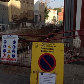 obras en la calle san sebastian