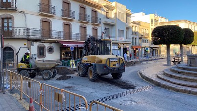 obras red de pluviales plaza de la constitucion berja