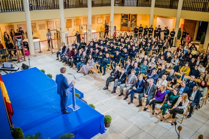 El presidente del Consorcio, durante el acto 05032020