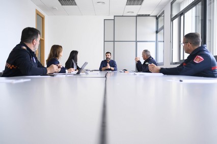 reunion seguridad policia coronavirus1