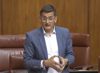 200604 Foto José Luis Sánchez Teruel intervnción pleno Parlamento