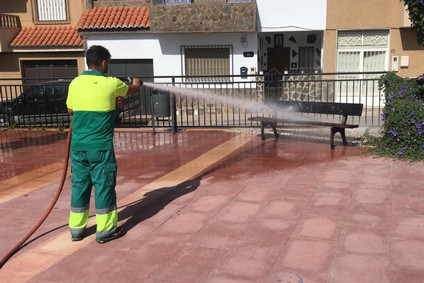 200821 Baldeo y desinfección
