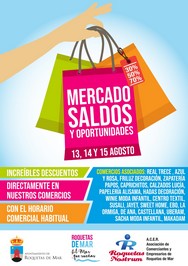 Cartel Mercado de Saldos verano 2020