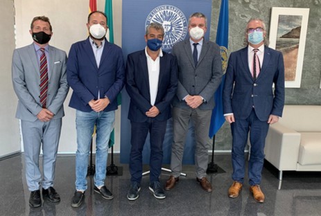 REUNIÓN CON EL RECTOR DE LA UAL EN LA QUE HA PARTICIPADO EL PARLAMENTARIO ANDALUZ RAMON HERRERA